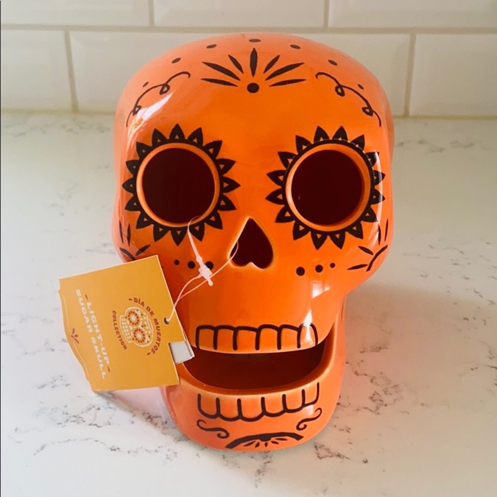 Target Día de Muertos Collection Orange  Sugar Skull - Picture 4 of 16